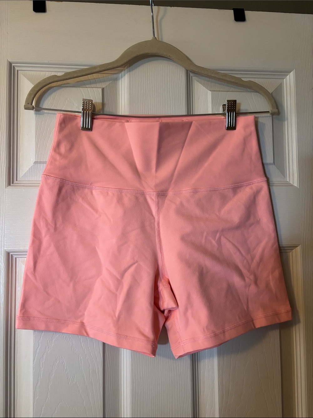 aerie High-Rise Light Pink Athletic Shorts